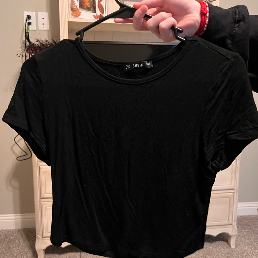 Black Crop Top
